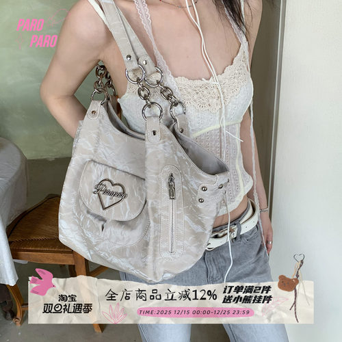 原创设计大容量慵懒丝绒感托特包