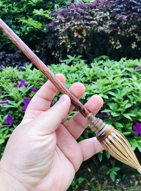 善琏湖笔 纯狼毫斗笔 海南黄花梨|紫油梨 仿唐设计