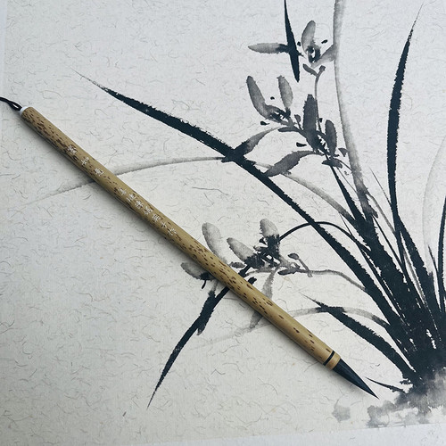 善琏陈娟英师傅手作兼毫毛笔小确幸貂毛兔毫中楷毛笔多宝塔碑