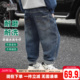 新品 小象汉姆童装 软牛仔2026韩版 儿童长裤 舒适 男童春秋牛仔裤