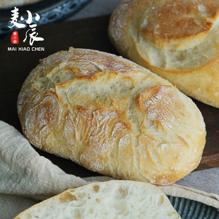 麦小辰恰巴塔面包健康早餐无添加蔗糖油健身减低饱腹脂卡手作现发