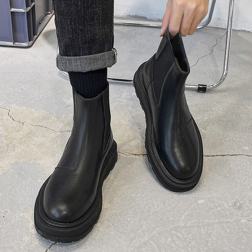 超火切尔西靴英伦风马丁靴