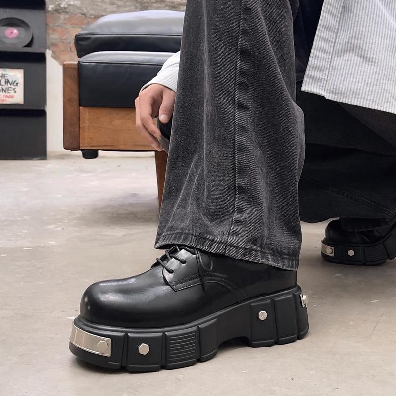 巴黎铆钉德比鞋男cleanfit