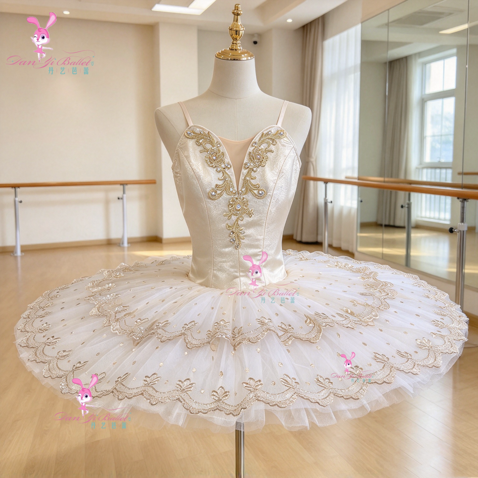 丹艺简易芭蕾舞服帕吉塔tutu裙盘裙表演服比赛服六一专业定制