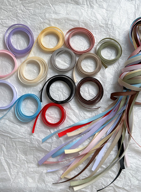 芭蕾风少女丝带蝴蝶结发夹超仙编发麻花辫织带造型发饰2023新款春