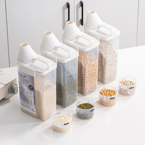 asvel密封防潮防虫小米桶带量杯