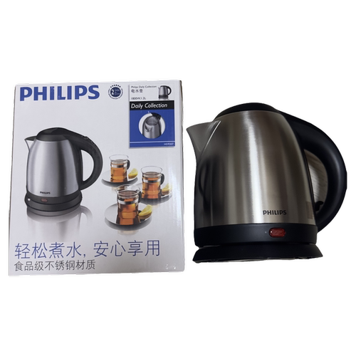 飞利浦家用电热水壶 1.2L家用304食品级不锈钢电水壶HD9307