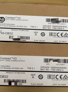 1769-OB32 CompactLogix 32点24V直流电源输出模块 17690B32