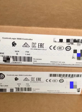 全新 1756-L85E ControlLogix Logix5580处理器，40MB 1756L85E
