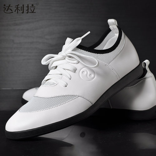 达利拉夏季真皮网面透气太极鞋