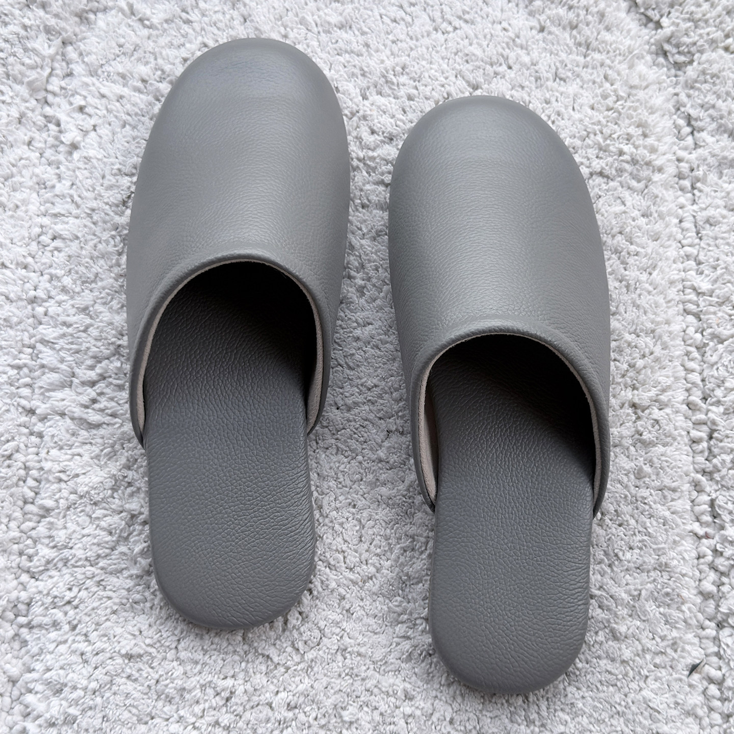 高档头层牛皮包头拖鞋男女情侣居家防滑防水牛皮软底拖鞋不臭脚