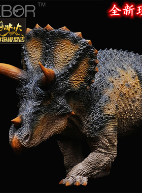 REBOR侏罗纪恐龙2022年REBOR巨型公三角龙成人孩子模型热销中现货