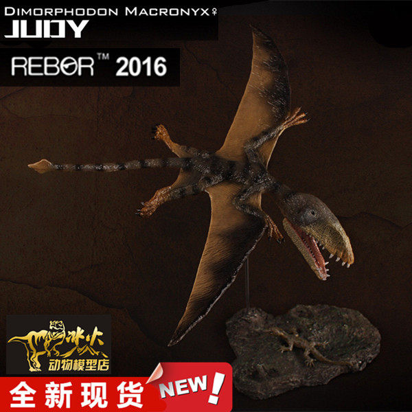 英国rebor成人大孩子侏罗纪恐龙模型玩具礼盒 双型齿翼龙现货包邮