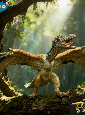 PAPO侏罗纪始祖鸟55034 恐龙男孩女孩成人收藏摆设品模型玩具现货