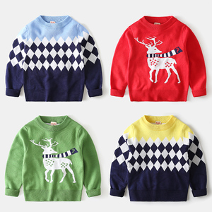 韩版卡通儿童针织衫