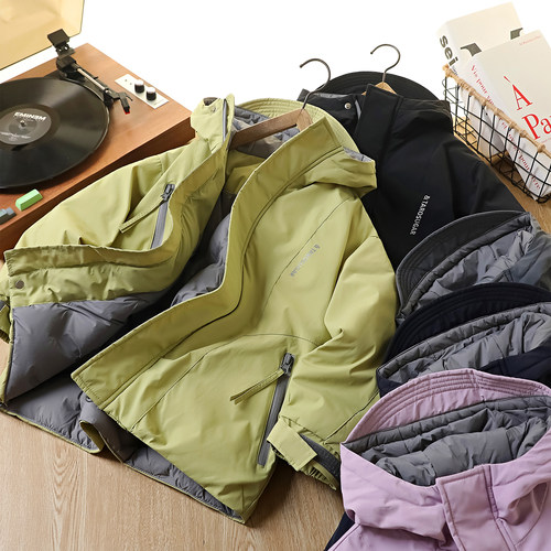 男童棉衣儿童连帽冲锋衣棉服加厚