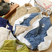 男童棉马甲儿童背心外穿加绒加厚秋冬款 男孩保暖马夹内搭校服神器