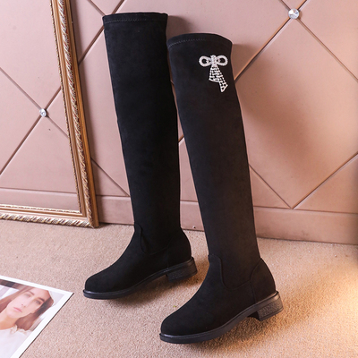 显瘦过膝长靴长筒靴2025