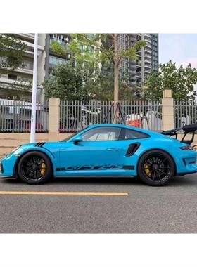 新保时捷GT3 RS GT2RS汽车贴纸拉花Boxster 911车身侧裙装饰贴纸