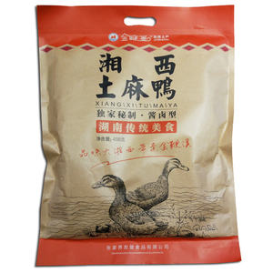 金鞭溪湘西土麻鸭 湖南张家界特产小吃 香辣酱板鸭即食谷鸭特色菜
