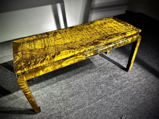 金丝楠木画案小叶桢楠千年乌木独板实木条案书房家具中式办公桌案