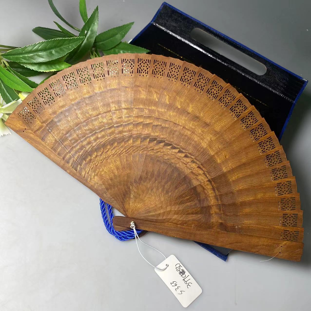 金丝楠木折扇高端小叶桢楠木质随