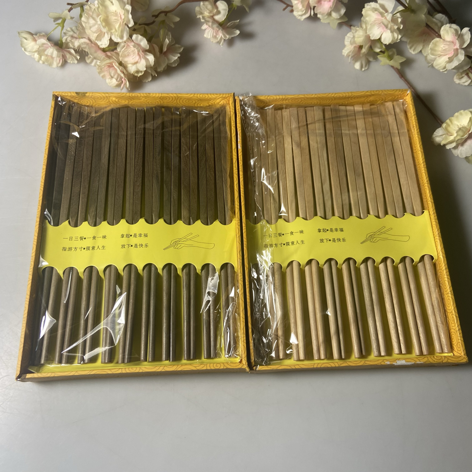 无漆无蜡金丝楠木筷子实木家用筷