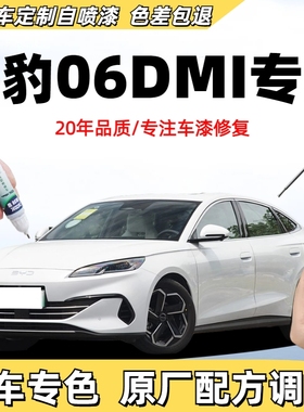 海豹06dmi雪域白补漆笔车漆划痕修复自喷漆修补神器灰色暖色烟茶
