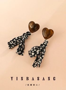 银芭桑港风复古焦糖爱心