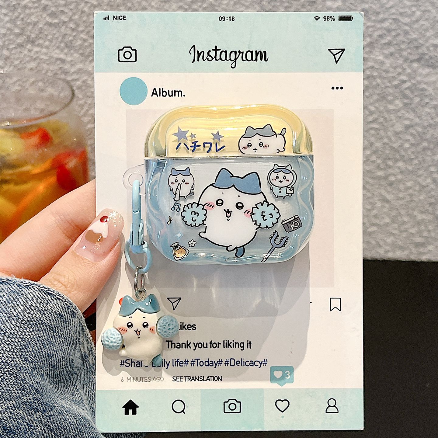 韩风可爱小八适用airpods4保护壳airpodspro3保护套苹果耳机保护壳pro2耳机套二三4代耳机壳趣味防摔IMD软胶图片