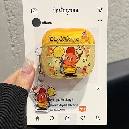 趣味卡通你超棒星星人airpods4保护套airpod3适用苹果pro耳机壳二代无线蓝牙第三代aipods2代airpodpro