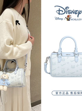 Disney/迪士尼疯狂动物城包包朱迪尼克手提包大容量波士顿枕头包