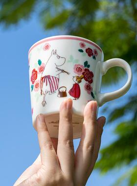 可爱卡通moomin姆明马克杯情侣水杯咖啡杯日本进口山加陶瓷杯子