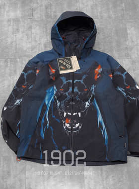 现货 Palace 26SS Gore Tex 2L Jacket 杜宾犬 防风防水冲锋衣