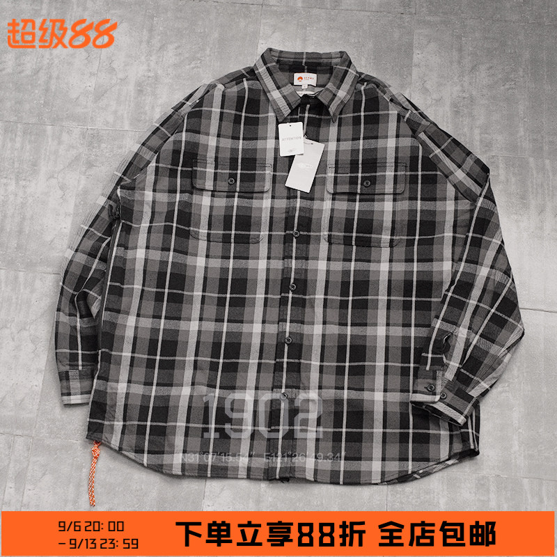 现货BEAMSJAPAN格纹长袖衬衫图片