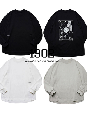 折扣 GOOPIMADE T1.L5S L/S Tee 孤僻五周年限定印花长袖t恤