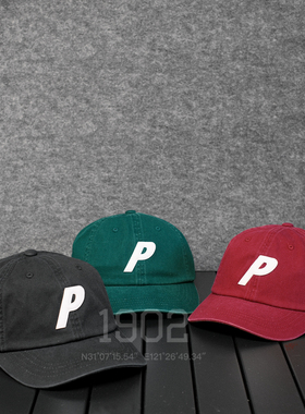 现货 PALACE 25SS 6-PANEL CAP P字  王一博同款 弯檐帽棒球帽