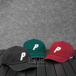 PANEL CAP 现货 王一博同款 25SS P字 弯檐帽棒球帽 PALACE