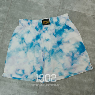 21SS BOXERS SHORT 特价 短裤 HOUSE 贾斯汀比伯云朵扎染热裤 DREW