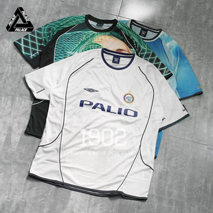 现货 UMBRO 复古足球衣 联名款 速干运动短袖 24SS T恤 PALACE