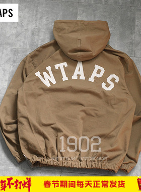 现货 WTAPS 24AW D00M JACKET/COTTON.TWILL 拉链外套 连帽夹克