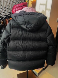 中大童到成人都能穿的黑金短款90白鸭绒这也太厚了