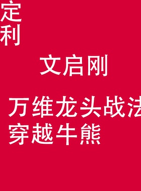 神光文启刚万维龙头战法多维定龙头穿越牛震熊 新系统课28集