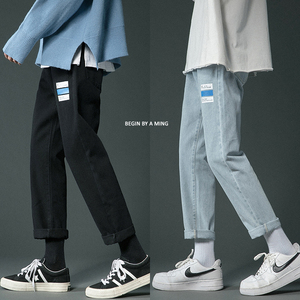 四色大货主推爆款！男女中性修身小脚裤宽松小直筒裤NB368P55