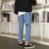 新品chic工装牛仔裤男小脚裤BM355P65，男装牛仔裤，电商C303