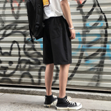 主推2021夏薄纯色宽松短裤中裤男女五分裤BM411P30（控价48），男装休闲裤，电商C303