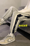 数据赞！情侣休闲裤中性男女加厚运动裤NB398常规P55加绒P60控78，男装休闲裤，电商C303