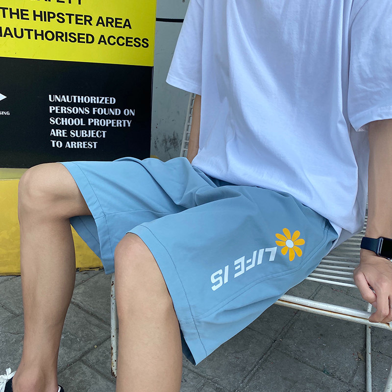 转化高！短裤男女中性五分裤中裤宽松沙滩裤NB171P25,男装休闲裤,电商C303