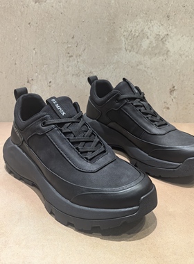 冬季新款男士高品质真皮厚底超轻透气舒适百搭休闲时尚运动休闲鞋