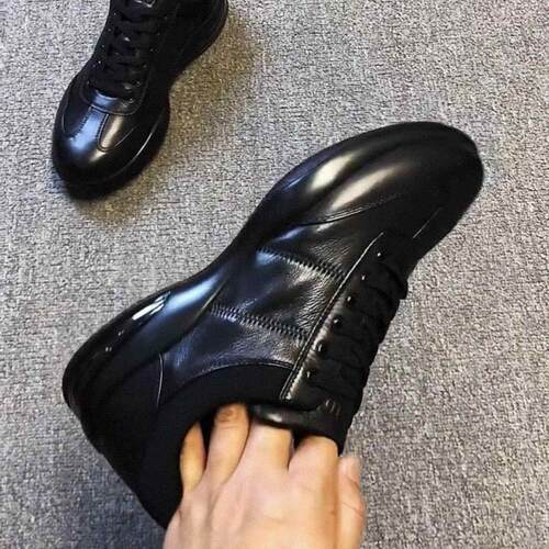 抖音快手同款真皮男鞋